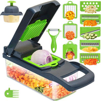 Fullstar Premium Stainless Steel Vegetable Chopper (14 in 1)